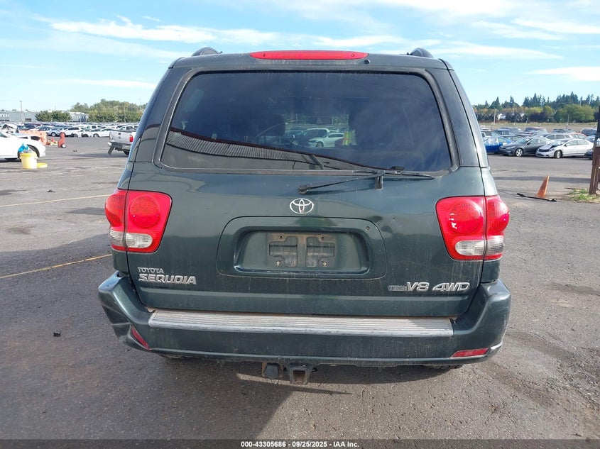 2007 Toyota Sequoia Sr5 V8 VIN: 5TDBT44A17S278018 Lot: 43305686