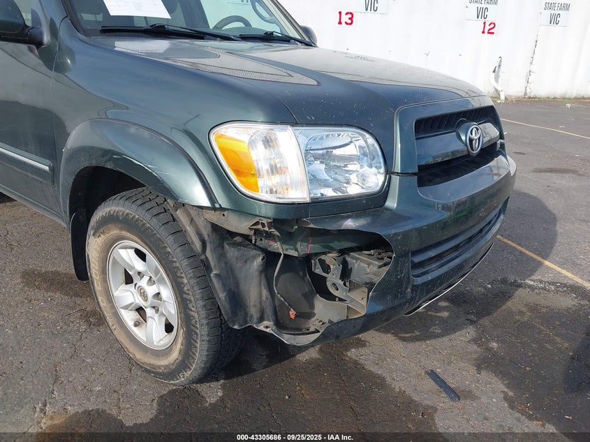 2007 Toyota Sequoia Sr5 V8 VIN: 5TDBT44A17S278018 Lot: 43305686