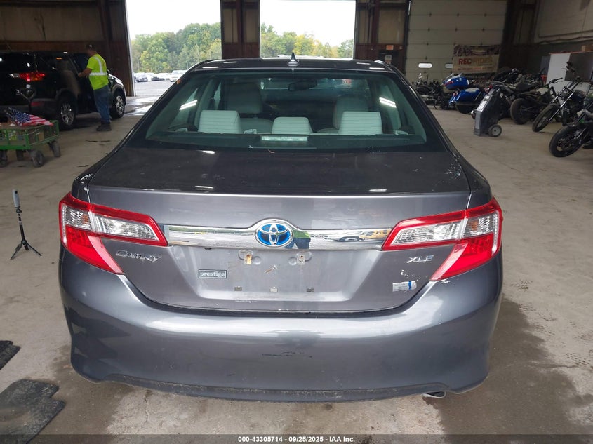 2014 TOYOTA CAMRY HYBRID XLE - 4T1BD1FK0EU098485