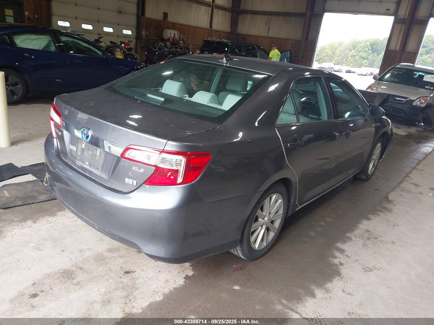 2014 TOYOTA CAMRY HYBRID XLE - 4T1BD1FK0EU098485