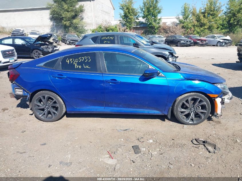 2020 Honda Civic Sport VIN: 2HGFC2F80LH515995 Lot: 43305733