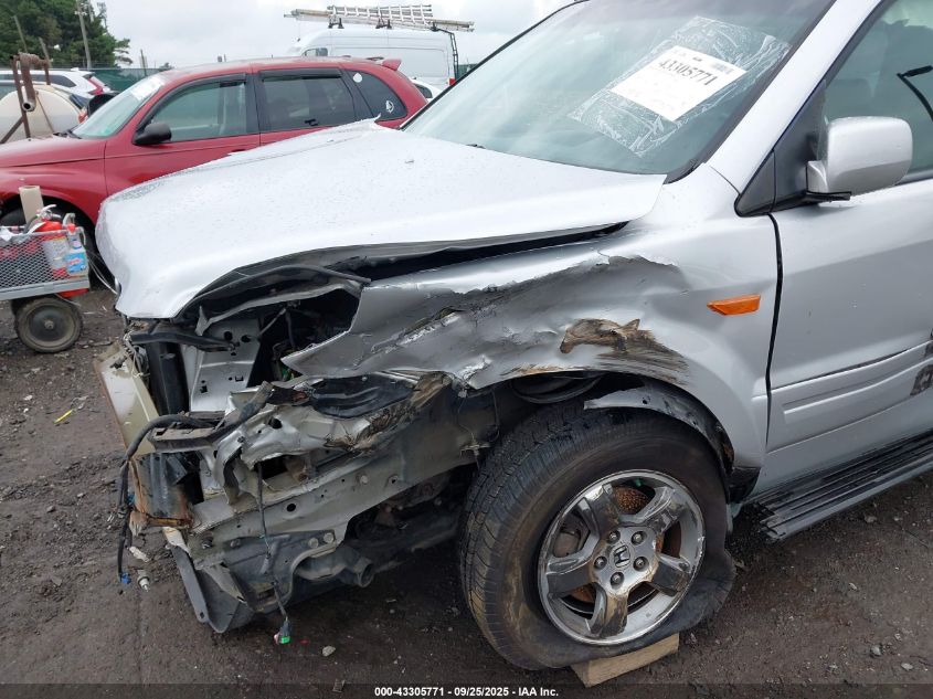 2006 Honda Pilot Ex-L VIN: 5FNYF18626B005923 Lot: 43305771