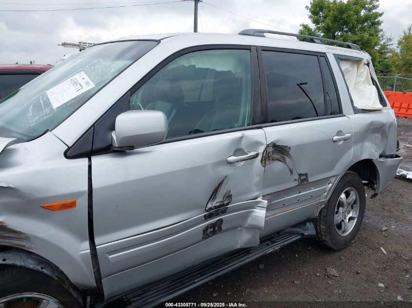 2006 Honda Pilot Ex-L VIN: 5FNYF18626B005923 Lot: 43305771