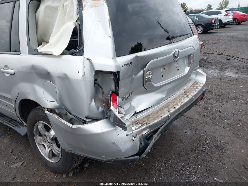 2006 Honda Pilot Ex-L VIN: 5FNYF18626B005923 Lot: 43305771