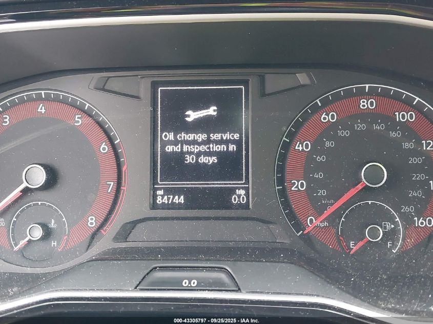 2019 Volkswagen Jetta 1.4T R-Line/1.4T S/1.4T Se VIN: 3VWC57BU0KM259480 Lot: 43305797