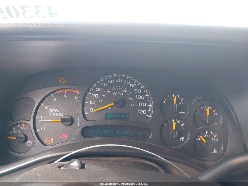 2003 Chevrolet Silverado 2500Hd Ls VIN: 1GCHC29113E213306 Lot: 43305827