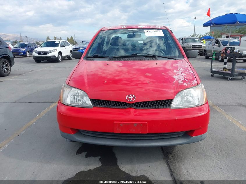 2001 Toyota Echo VIN: JTDAT123010162799 Lot: 43305839
