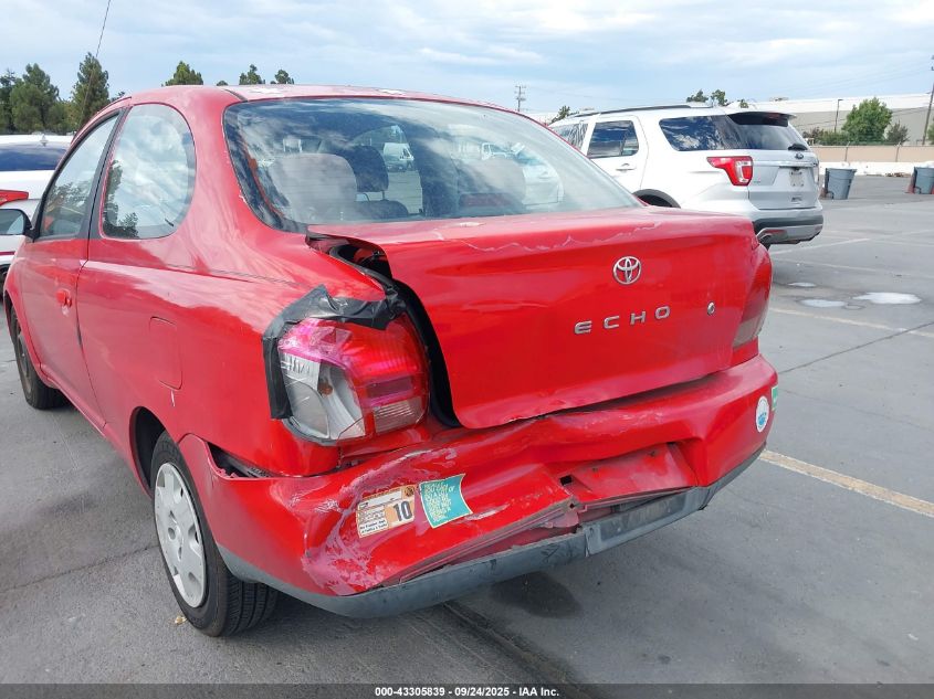 2001 Toyota Echo VIN: JTDAT123010162799 Lot: 43305839