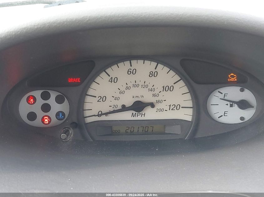 2001 Toyota Echo VIN: JTDAT123010162799 Lot: 43305839