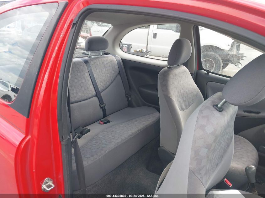 2001 Toyota Echo VIN: JTDAT123010162799 Lot: 43305839