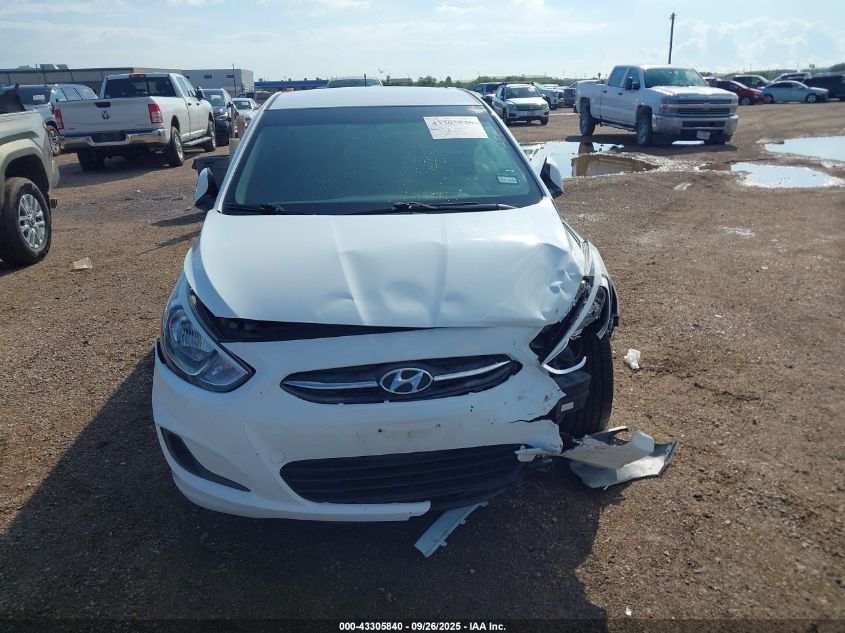 2017 Hyundai Accent Value Edition VIN: KMHCT4AE2HU344628 Lot: 43305840