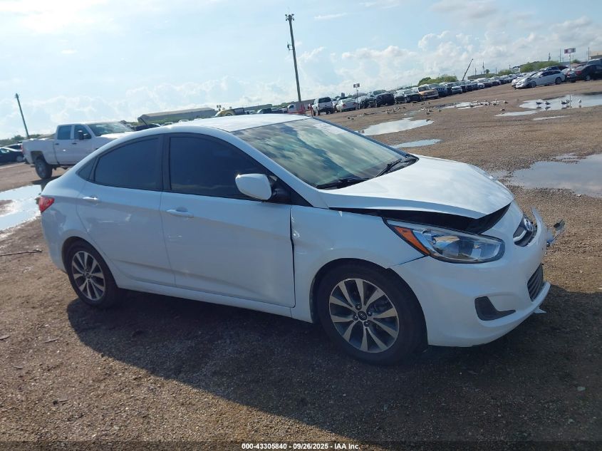 2017 Hyundai Accent Value Edition VIN: KMHCT4AE2HU344628 Lot: 43305840