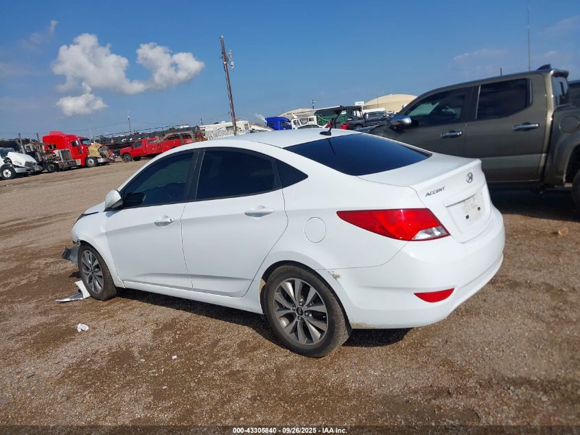 2017 Hyundai Accent Value Edition VIN: KMHCT4AE2HU344628 Lot: 43305840