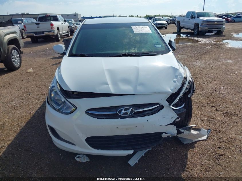 2017 Hyundai Accent Value Edition VIN: KMHCT4AE2HU344628 Lot: 43305840