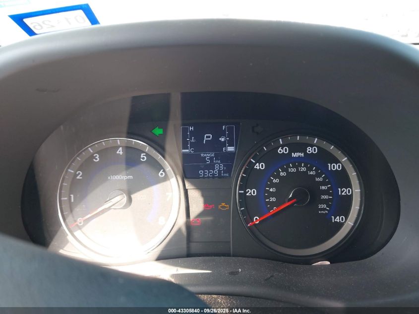 2017 Hyundai Accent Value Edition VIN: KMHCT4AE2HU344628 Lot: 43305840