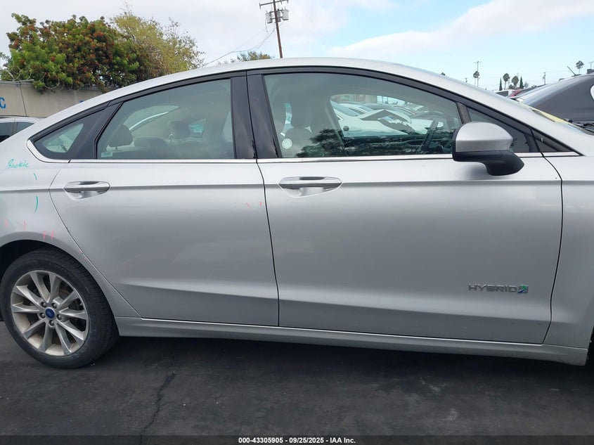 2019 FORD FUSION HYBRID SE - 3FA6P0LU2KR206773