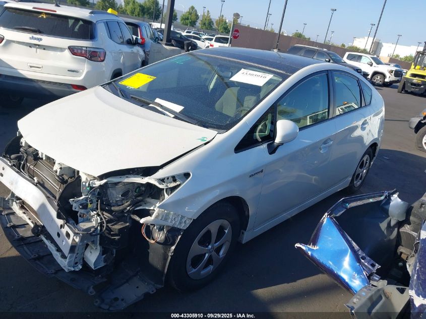 2015 Toyota Prius Three VIN: JTDKN3DU6F0416586 Lot: 43305910