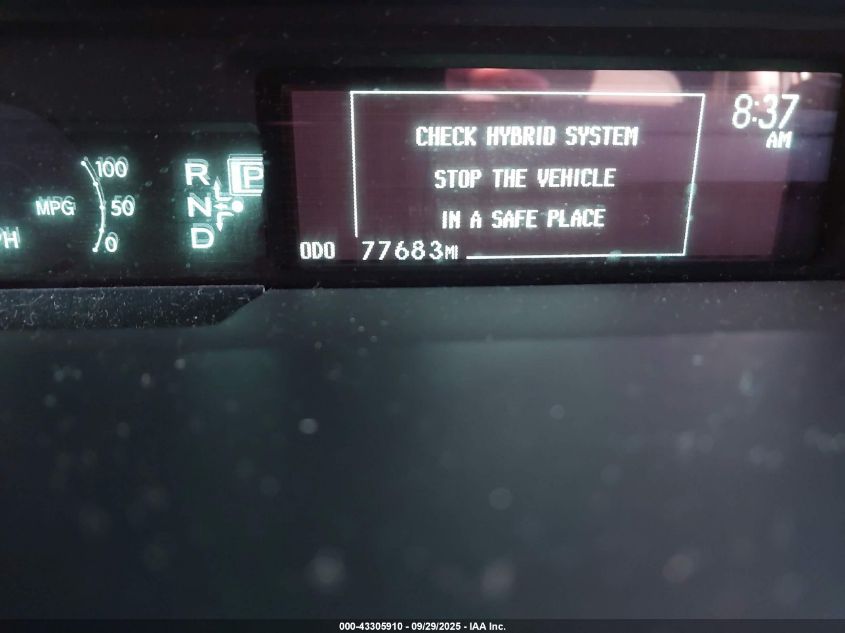 2015 Toyota Prius Three VIN: JTDKN3DU6F0416586 Lot: 43305910