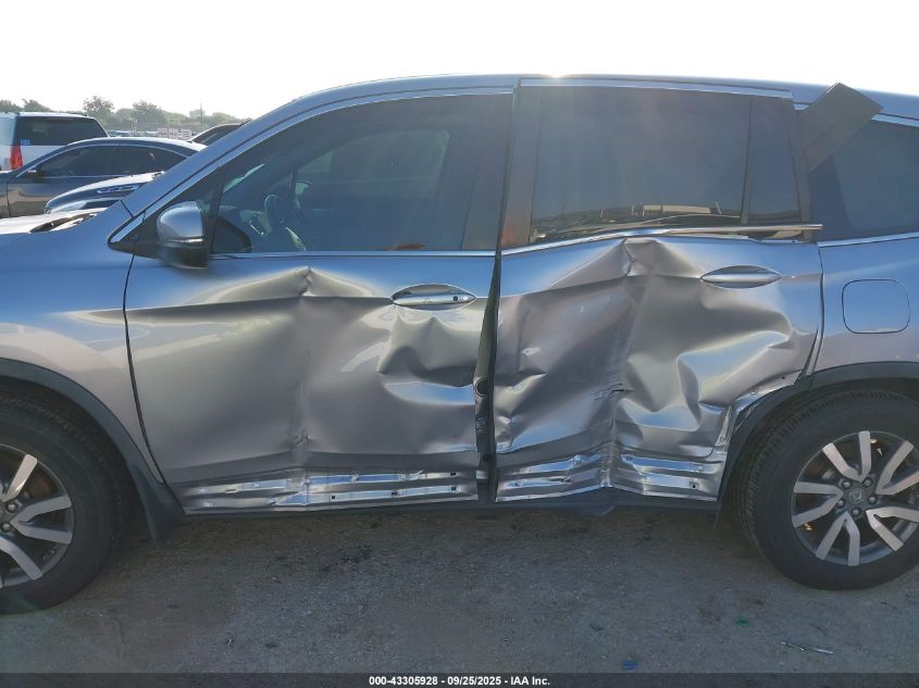 2020 Honda Pilot 2Wd Ex-L VIN: 5FNYF5H51LB019631 Lot: 43305928