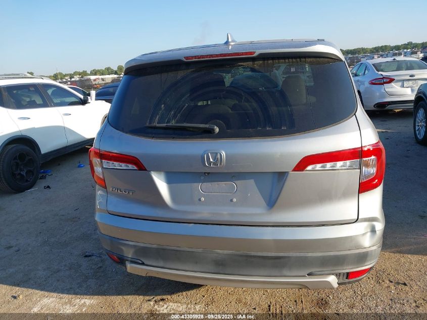 2020 Honda Pilot 2Wd Ex-L VIN: 5FNYF5H51LB019631 Lot: 43305928