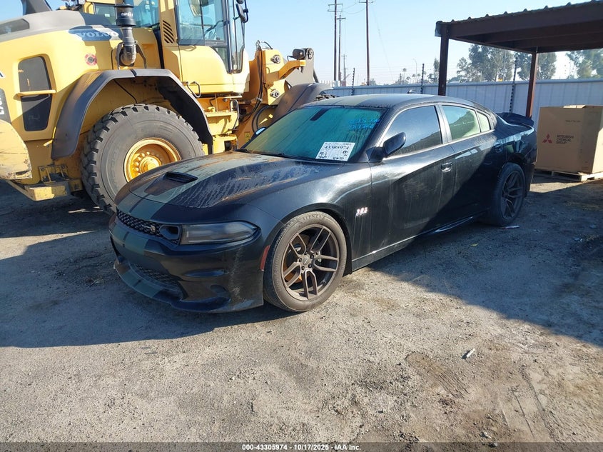 Vin: 2c3cdxgj7lh107298, lot: 43800594, dodge charger scat pack rwd 20202