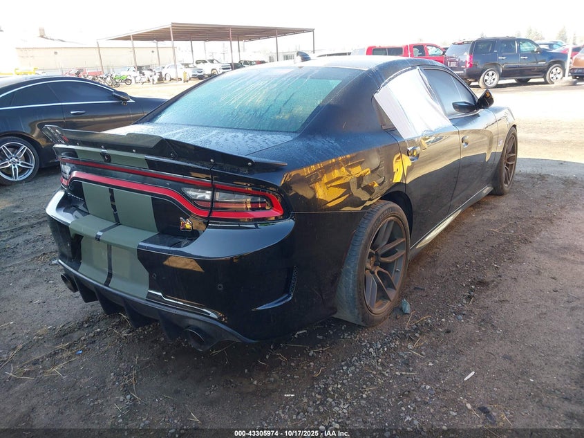 Vin: 2c3cdxgj7lh107298, lot: 43800594, dodge charger scat pack rwd 20204