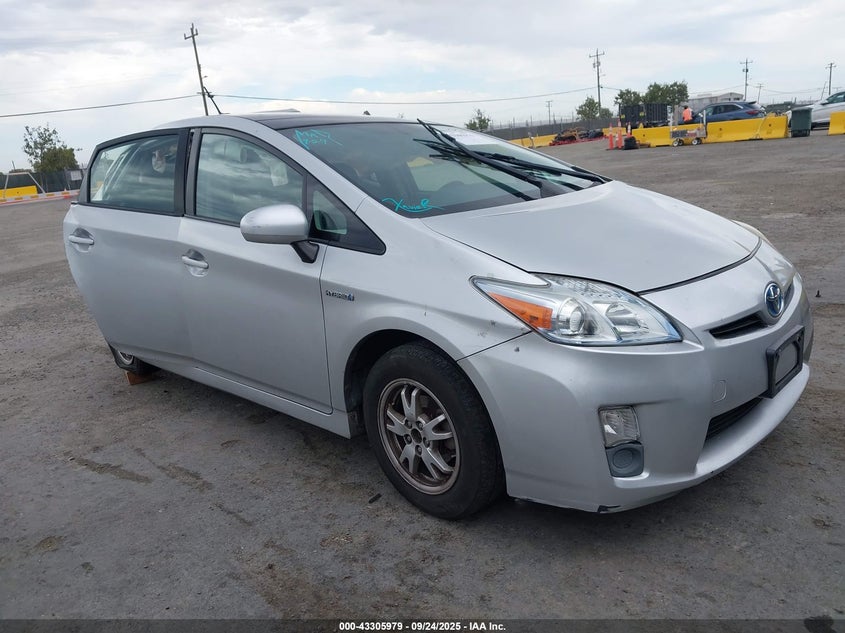 2010 Toyota Prius Iv silver hatchback hybrid JTDKN3DU5A0053903 photo #1