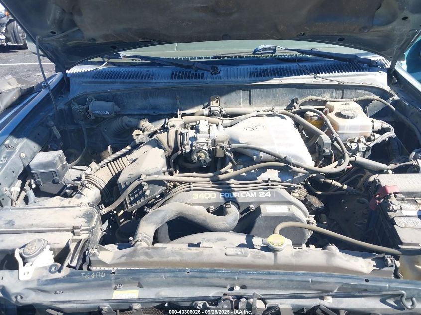 2002 Toyota 4Runner Sr5 V6 VIN: JT3GN86R620230962 Lot: 43306026