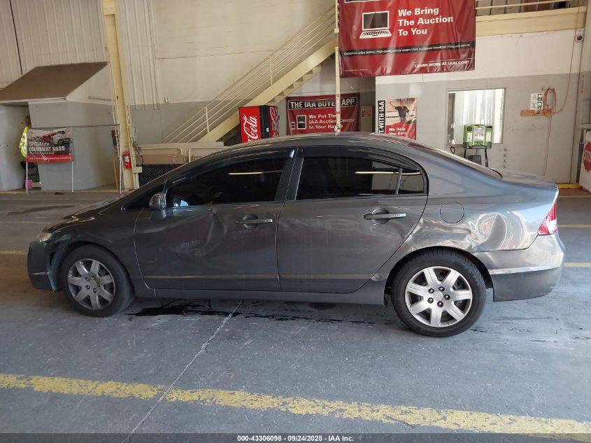 2009 Honda Civic Lx VIN: 2HGFA16579H335251 Lot: 43306098