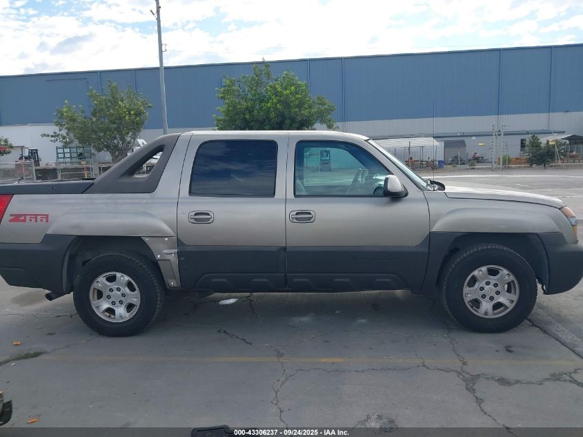 2003 Chevrolet Avalanche 1500 VIN: 3GNEC13T53G308698 Lot: 43306237
