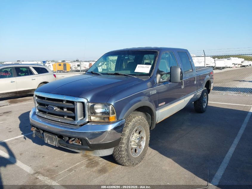 2004 Ford F-250 Lariat/Xl/Xlt VIN: 1FTNW21P74EB27154 Lot: 43306290
