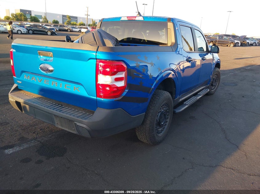 2022 Ford Maverick 2.5 Xl Blue Lot 111043306309 Vin 3FTTW8E37NRA73905