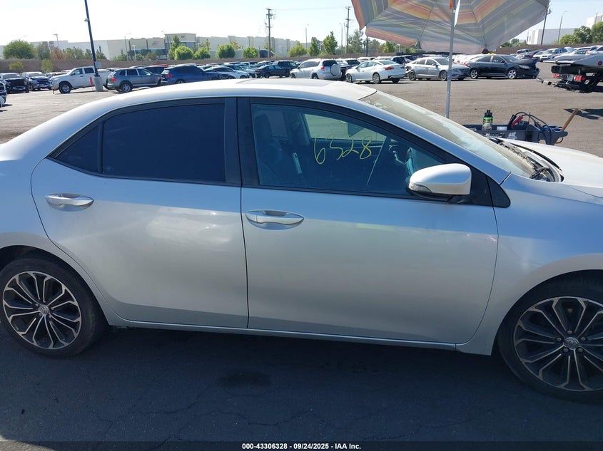 2014 Toyota Corolla S Plus VIN: 5YFBURHE2EP076608 Lot: 43306328