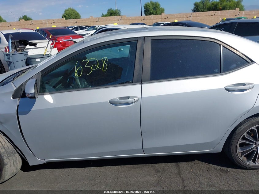 2014 Toyota Corolla S Plus VIN: 5YFBURHE2EP076608 Lot: 43306328