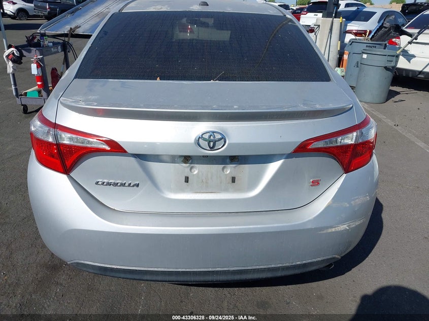 2014 Toyota Corolla S Plus VIN: 5YFBURHE2EP076608 Lot: 43306328