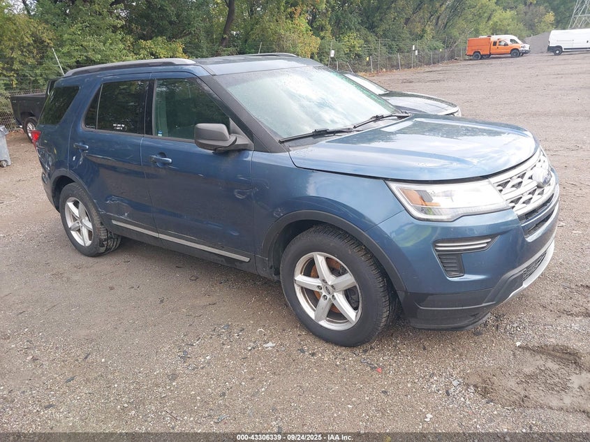 1FM5K7D80JGB63552 2018 Ford Explorer Xlt auction photo 1