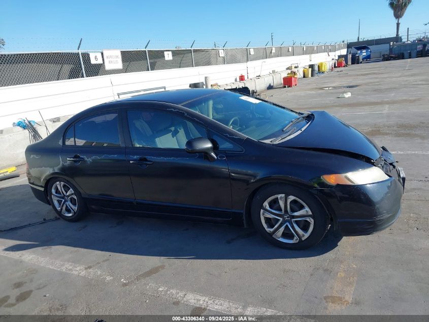2008 Honda Civic Lx VIN: 2HGFA16518H523410 Lot: 43306340