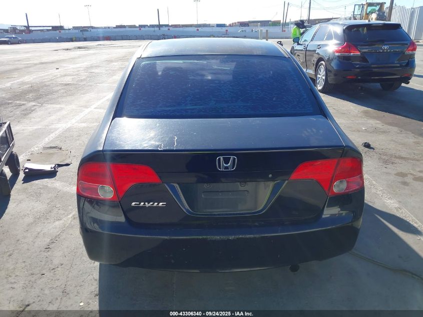 2008 Honda Civic Lx VIN: 2HGFA16518H523410 Lot: 43306340