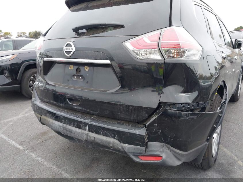 2016 Nissan Rogue S VIN: 5N1AT2MN4GC863756 Lot: 43306356