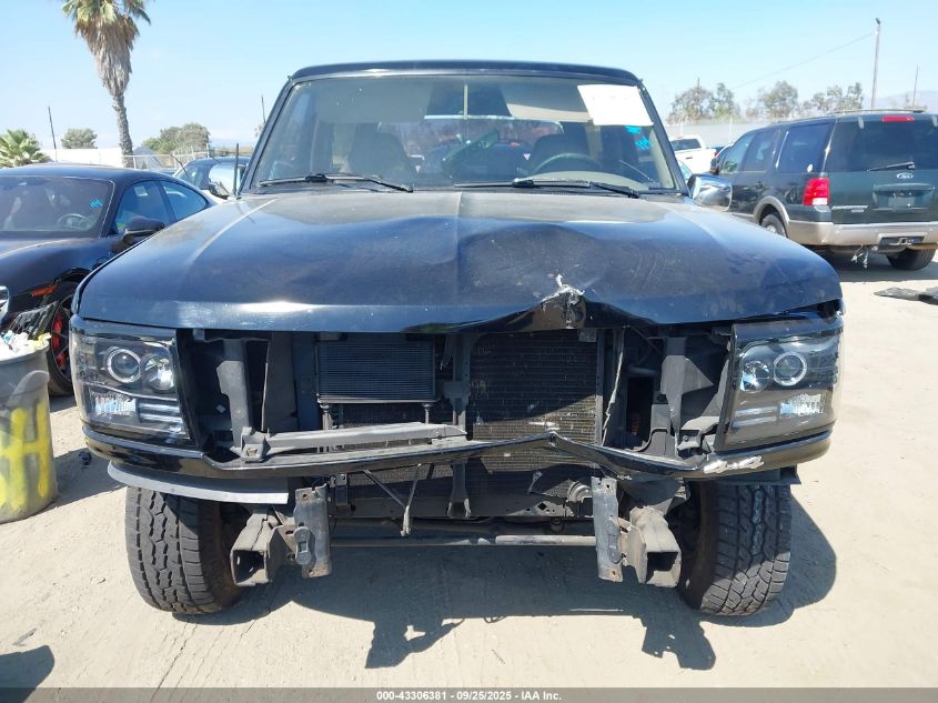 1994 Ford Bronco U100 VIN: 1FMEU15H6RLA66896 Lot: 43306381