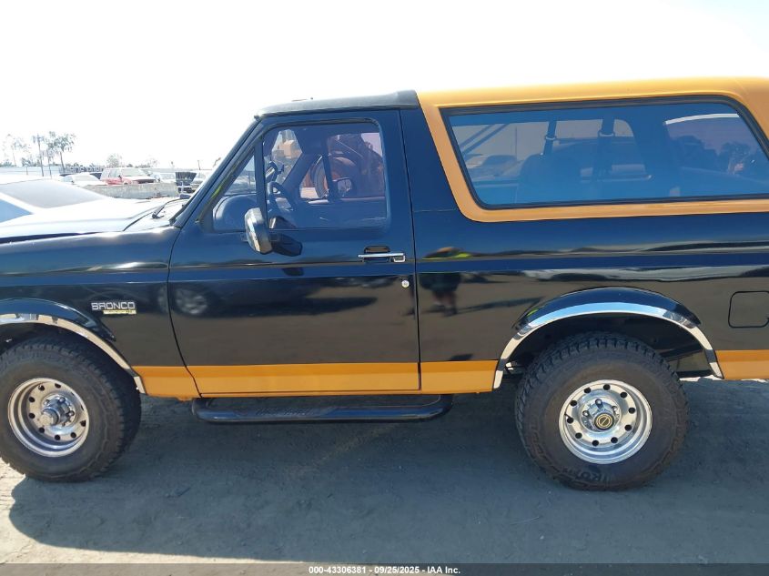 1994 Ford Bronco U100 VIN: 1FMEU15H6RLA66896 Lot: 43306381