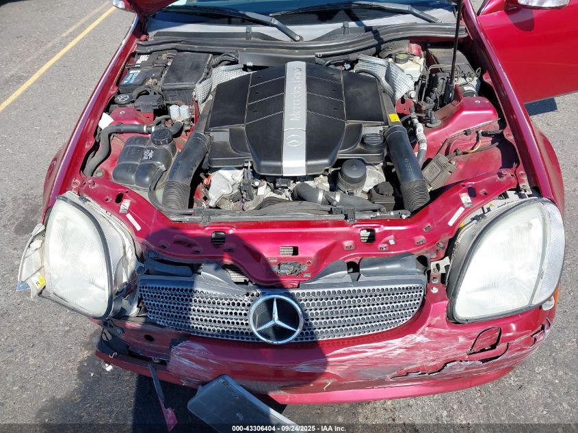 2001 Mercedes-Benz Slk 320 VIN: WDBKK65F51F208309 Lot: 43306404