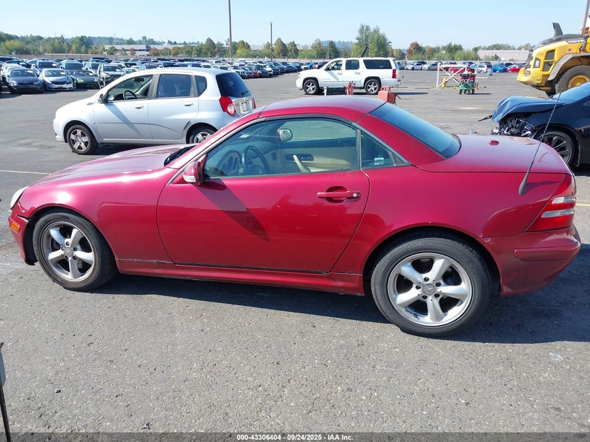 2001 Mercedes-Benz Slk 320 VIN: WDBKK65F51F208309 Lot: 43306404