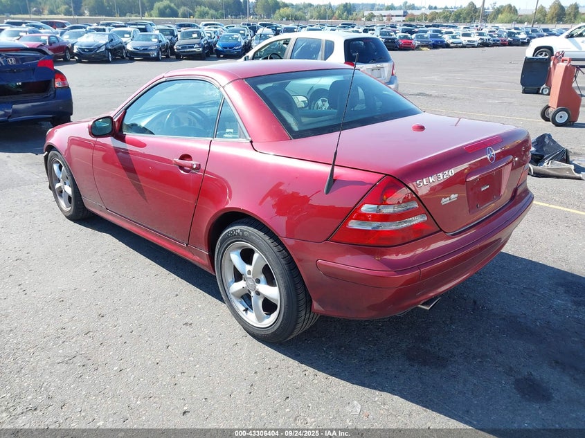 2001 Mercedes-Benz Slk 320 VIN: WDBKK65F51F208309 Lot: 43306404