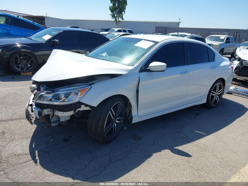1HGCR2F55GA182091 2016 HONDA ACCORD photo no. 2