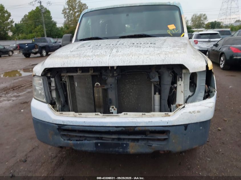 2012 Nissan Nv 1500 Nv1500 S V6 VIN: 1N6BF0KM9CN104384 Lot: 43306531