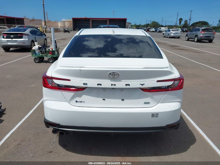 2025 Toyota Camry Se VIN: 4T1DAACK3SU119122 Lot: 43306532