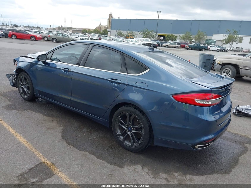 2018 FORD FUSION SE - 3FA6P0H91JR270726