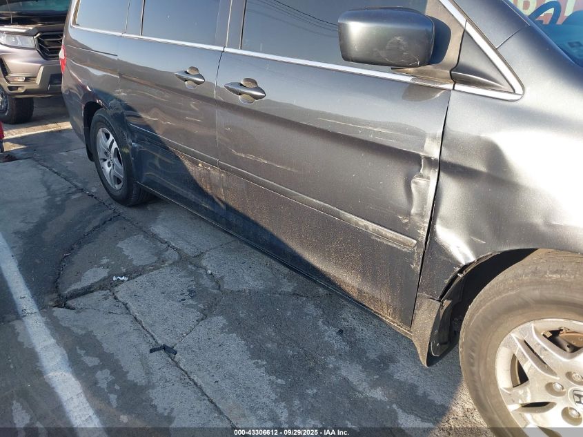 2005 Honda Odyssey Ex VIN: 5FNRL38495B408450 Lot: 43306612