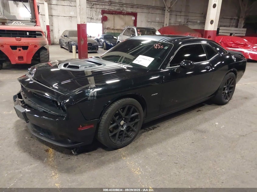 2015 Dodge Challenger R/T Shaker black coupe gasoline 2C3CDZAT5FH855638 photo #3